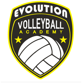 Evolution Volleyball Academy banner logo